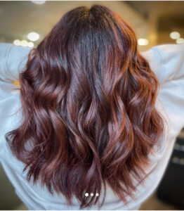 Redken Single Process by expert stylist at Swerve Salon, Chicago red hues