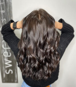 Redken Gloss by expert stylist at Swerve Salon, Chicago for Brunette