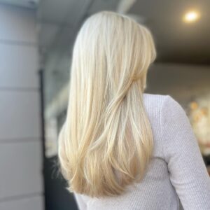 best blond hair salon balayage highlights chicago Redken