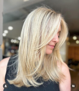 best blond hair salon balayage highlights chicago Redken