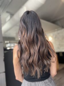 Bellami brunette balayage hair salon Chicago Swerve
