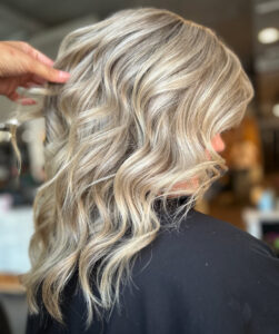 ash bronde blonde balayage highlights hair salon chicago